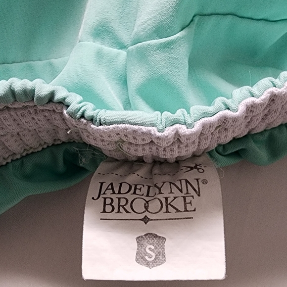 Jadelynn Brooke Running Athletic Shorts. Mint Green. Size Small - Picture 6 of 6
